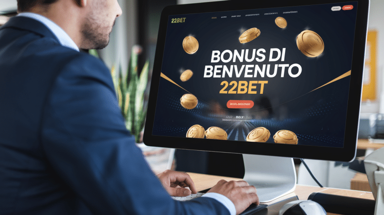 bonus di benvenuto 22 bet