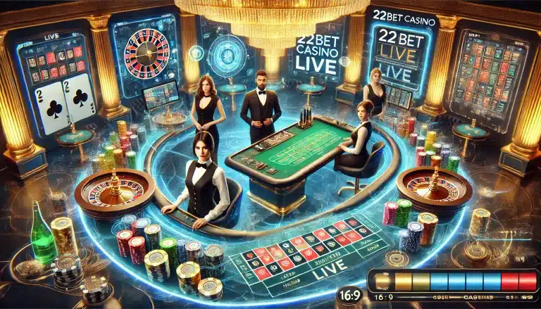 22 bet casino live